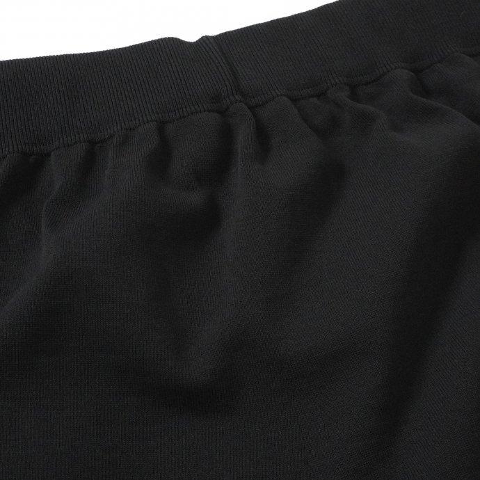 crepuscule クレプスキュール 2101-011 SHORT PANTS - Black ニットショーツ ブラック | crepuscule | 06