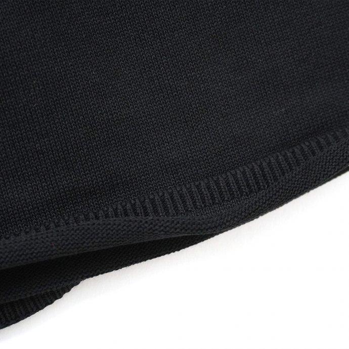 crepuscule クレプスキュール 2101-011 SHORT PANTS - Black ニットショーツ ブラック | crepuscule | 07