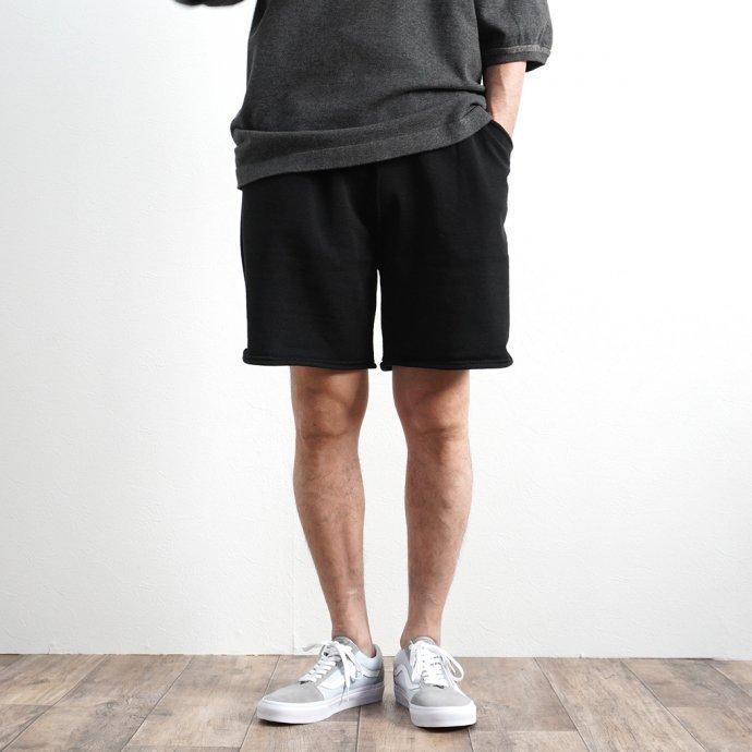 crepuscule クレプスキュール 2101-011 SHORT PANTS - Black ニットショーツ ブラック | crepuscule | 09