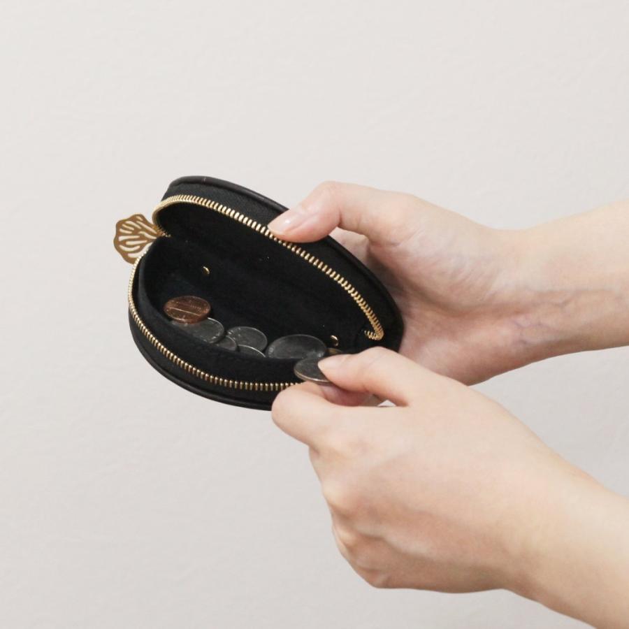 mnoi（ムノイ） / Flutter coin case -black-  コインケース -ブラック |  | 06