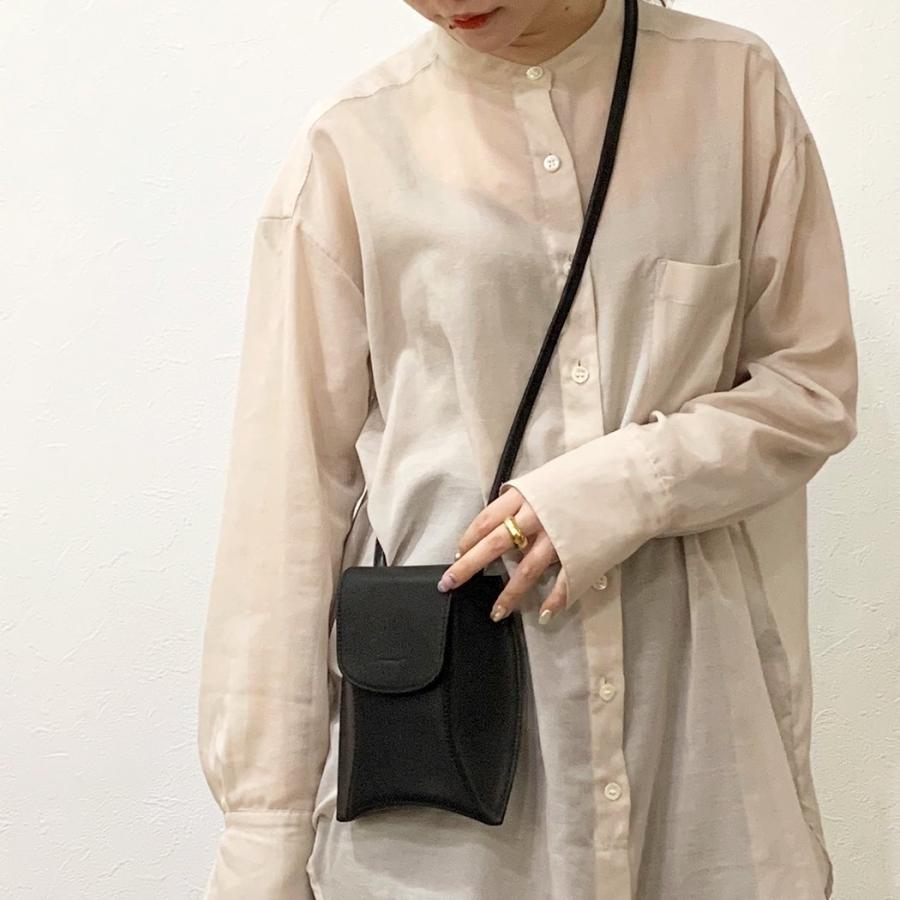 mnoi（ムノイ） / Ar bag　-black-  ショルダーバッグ -ブラック | A_ | 06