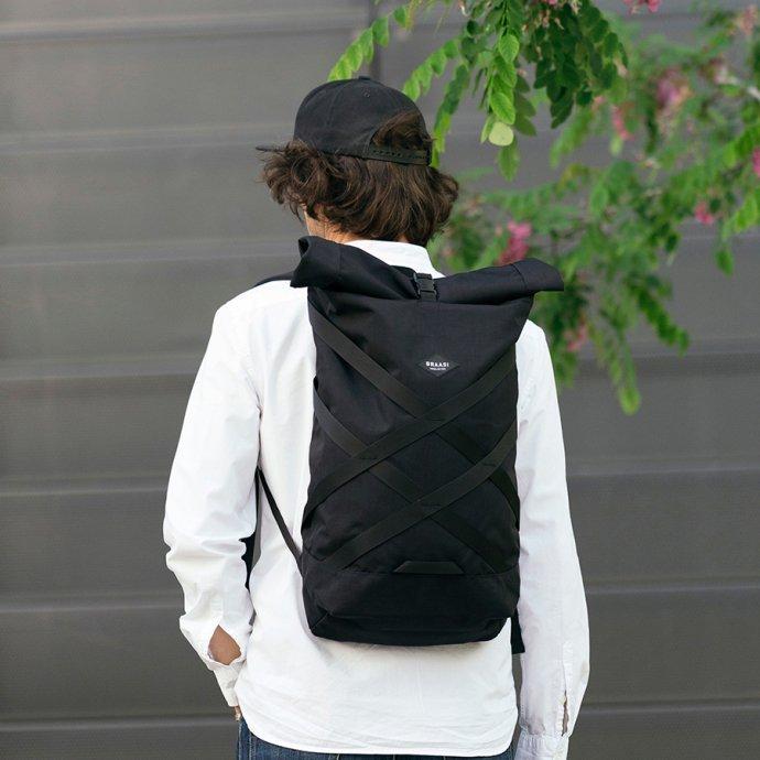 BRAASI INDUSTRY（ブラアシィインダストリー） / リュック メンズ 大きい 大容量 防水 HENRY - 21L Black 耐水ロールトップバックパック ブラッ… | Henry | 10