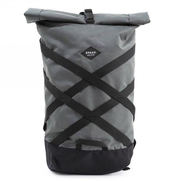 BRAASI INDUSTRY（ブラアシィインダストリー） / リュック メンズ 大きい 大容量 防水 HENRY - 21L Grey 耐水ロールトップバックパック グレー … | Henry