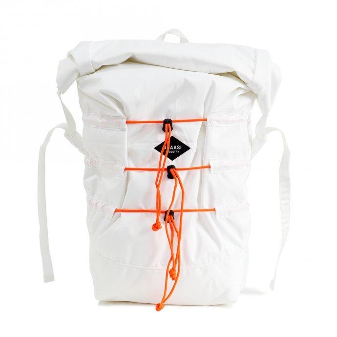BRAASI INDUSTRY（ブラアシィインダストリー） / リュック メンズ 大きい 大容量 防水 MIKA - 22L White 耐水ロールトップバックパック ホワイ… | WHYTO