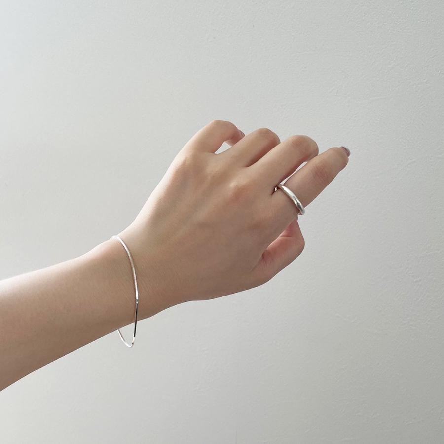 UNKNOWN. / U255 SMS バングル S-Lサイズ - シルバー レディース メンズ ユニセックス ギフト プレゼント アクセサリー ブレスレット 20代 30代 40代 あす楽… | UNKNOWN. | 05