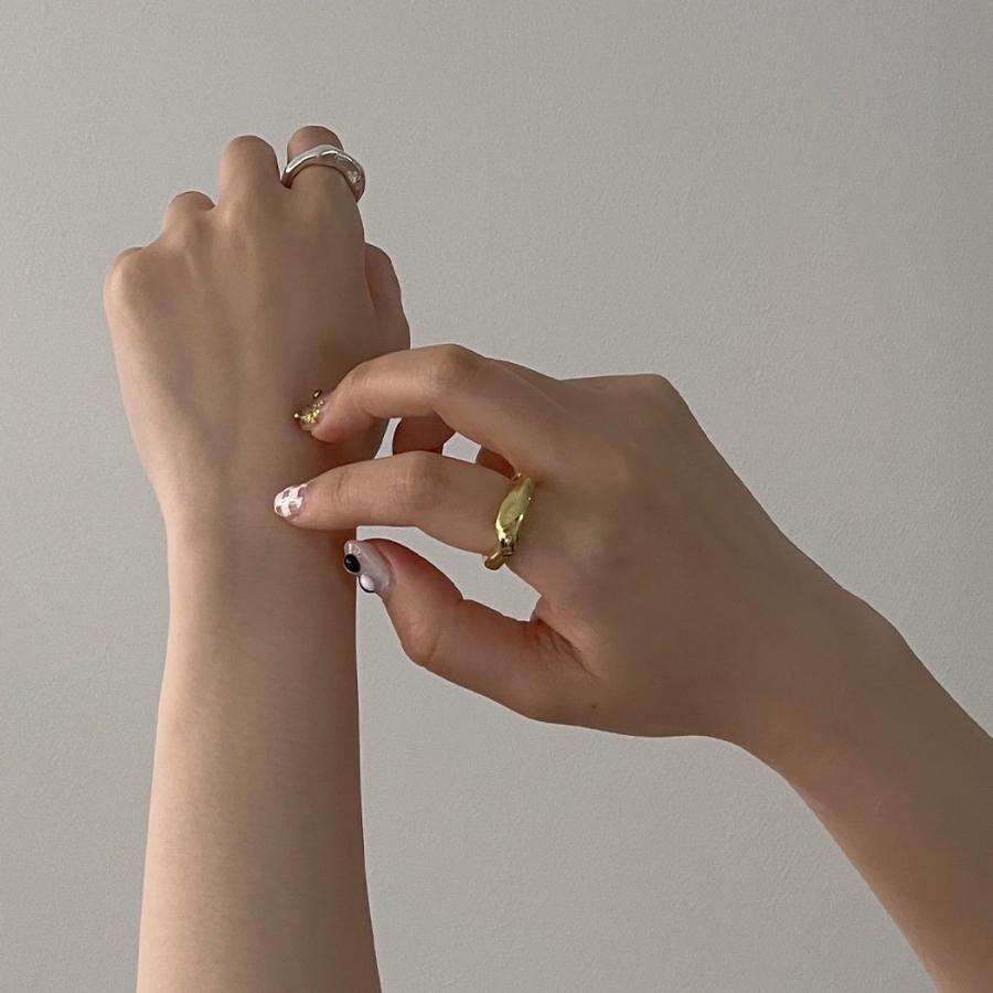 UNKNOWN. / U074 TICK2 リング [9-23号] - ゴールド レディース メンズ ユニセックス ギフト プレゼント アクセサリー 指輪 ペアリング シンプ… | UNKNOWN. | 07