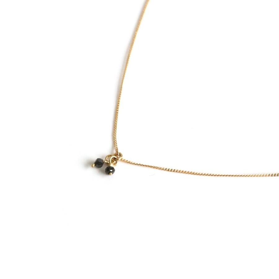【廃番商品】hirondelle et pepin（イロンデールエペパン）/ hn-21fw-549 k18 sorciere necklace ソルシエール ダイヤモンド ネックレス - ゴールド | hirondelle | 01