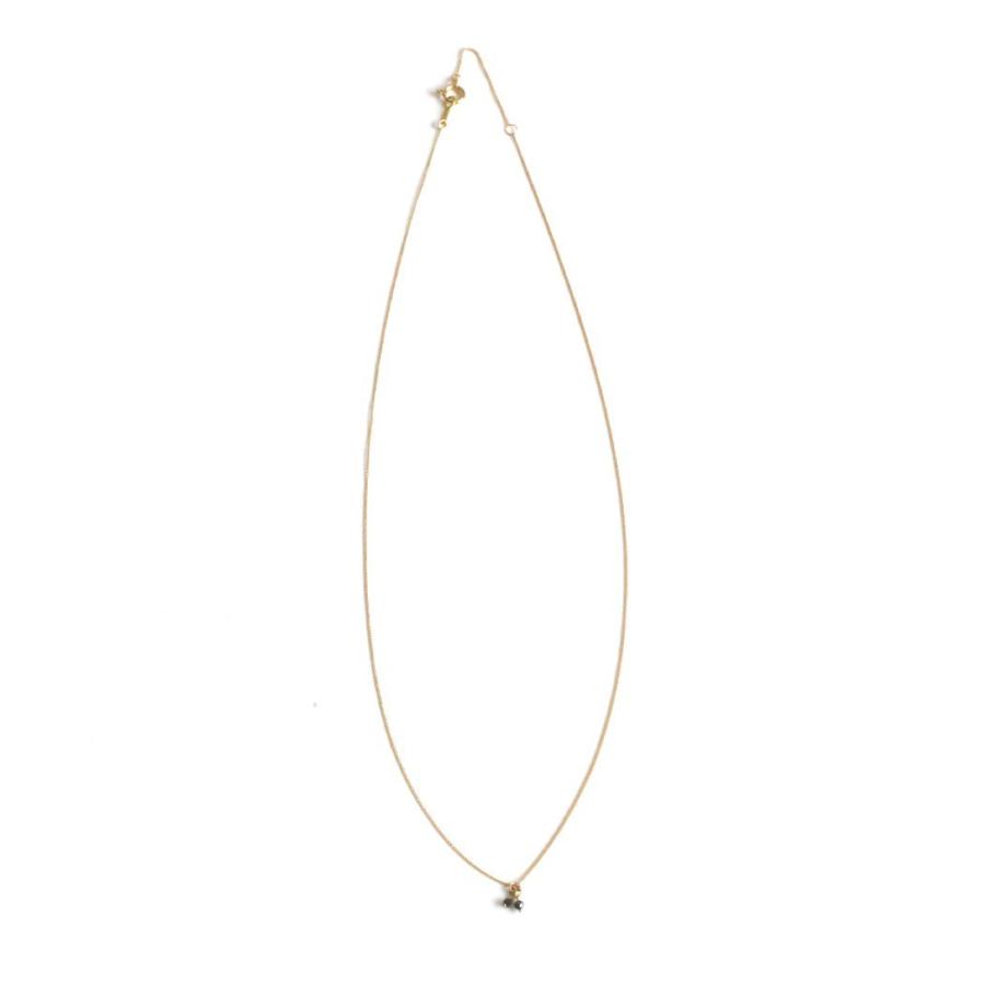 【廃番商品】hirondelle et pepin（イロンデールエペパン）/ hn-21fw-549 k18 sorciere necklace ソルシエール ダイヤモンド ネックレス - ゴールド | hirondelle | 02