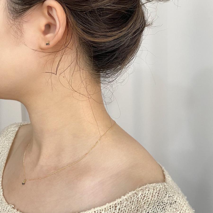 【廃番商品】hirondelle et pepin（イロンデールエペパン）/ hn-21fw-549 k18 sorciere necklace ソルシエール ダイヤモンド ネックレス - ゴールド | hirondelle | 04