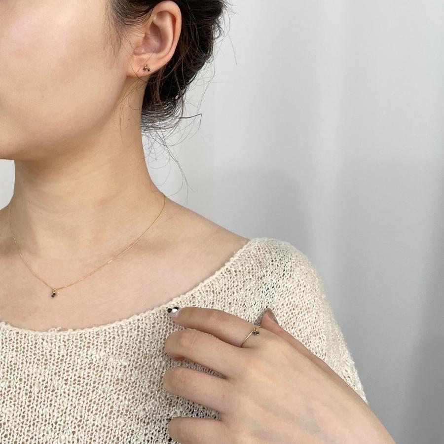 【廃番商品】hirondelle et pepin（イロンデールエペパン）/ hn-21fw-549 k18 sorciere necklace ソルシエール ダイヤモンド ネックレス - ゴールド | hirondelle | 06