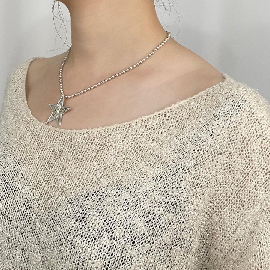 【廃番商品】hirondelle et pepin/ sn-21fw-24 silver Die Sterntaler necklace ディーシュテルンターラー ネックレス - シルバー レディース ネ… | hirondelle | 05