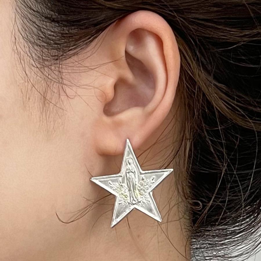 【廃番商品】hirondelle et pepin/ sp-21fw-25 silver Die Sterntaler necklace ディーシュテルンターラー ピアス - シルバー レディース ピアス … | hirondelle | 05