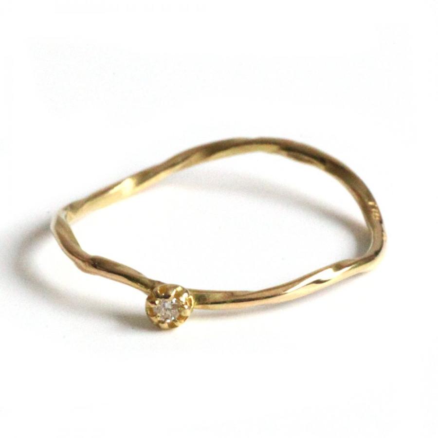 hirondelle et pepin（イロンデールエペパン）/ hr-21fw-575 k18 epine diamond ring エピン ダイヤモンド リング - ゴールド レディース 指輪 … | hirondelle