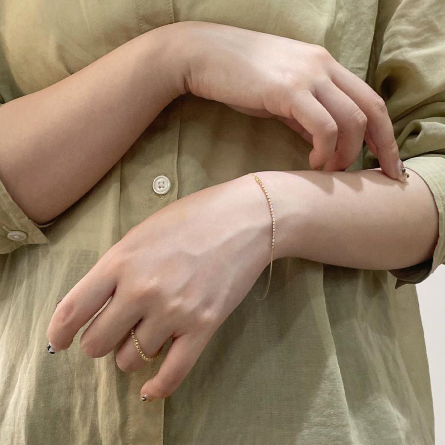 【廃番商品】hirondelle et pepin（イロンデールエペパン）/ hr-21fw-578 k18 princesse diamond ring プランセス ダイヤモンド リング - ゴールド | hirondelle | 05