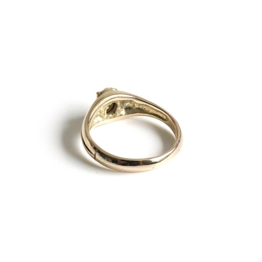【廃番商品】hirondelle et pepin（イロンデールエペパン）/ hr-21fw-579 k10 prince diamond ring プランス ダイヤモンド リング - ゴールド | hirondelle | 04