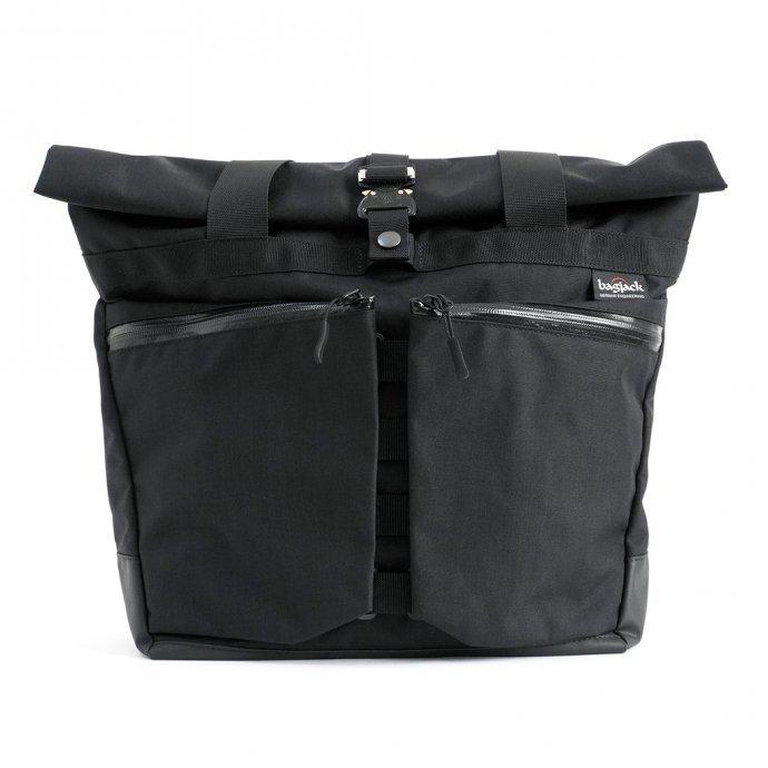 bagjack / メンズ バッグ 黒 メッセンジャーバッグ ショルダー Tote TwistPocket/Cobra - Black バッグジャック ツイストポケット トートバッグ… | BAGJACK | 01