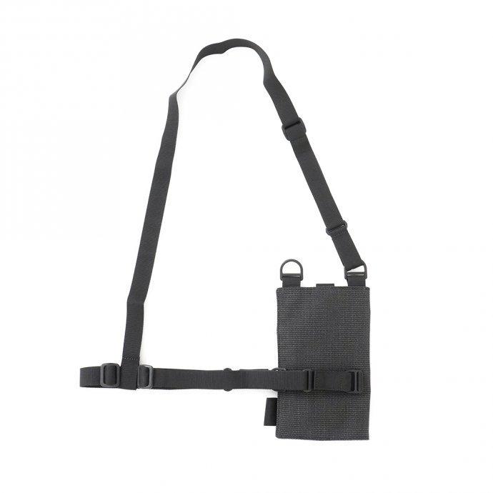 bagjack / メンズ バッグ 黒 メッセンジャーバッグ ショルダー Chest Holder Pouch - Grid Grey バッグジャック チェストホルダーポーチ グリッ… | BAGJACK | 01