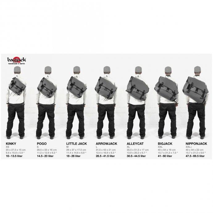 bagjack / メンズ バッグ 黒 メッセンジャーバッグ ショルダー Kinky - Black  368 バッグジャック メッセンジャーバッグ XS ブラック 送料無料 | BAGJACK | 09