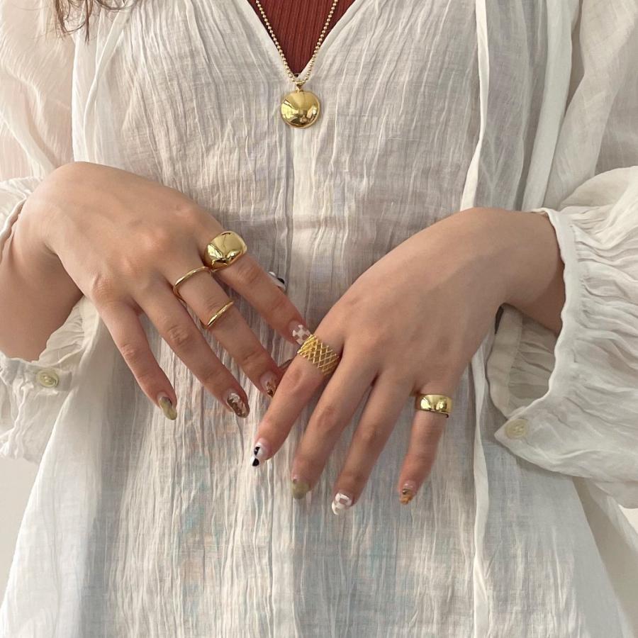 BYOKA（ビョーカ）/ GR0601 G.PLUMP RING リング - ゴールド |  | 04