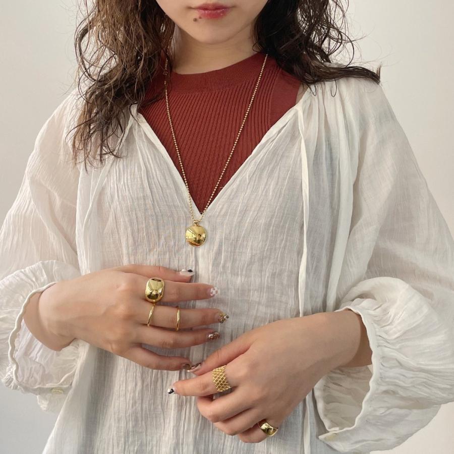 BYOKA（ビョーカ）/ GR0601 G.PLUMP RING リング - ゴールド |  | 06