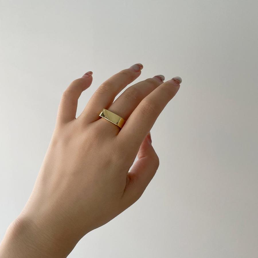 BYOKA（ビョーカ）/ GR1502 G.BLOCK RING リング - ゴールド |  | 03