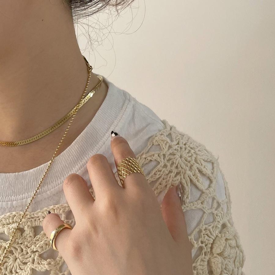 BYOKA（ビョーカ）/ GR1703 G.LATTICE RING-3 リング - ゴールド |  | 04