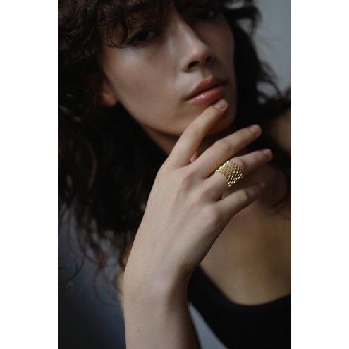 BYOKA（ビョーカ）/ GR1703 G.LATTICE RING-3 リング - ゴールド |  | 05