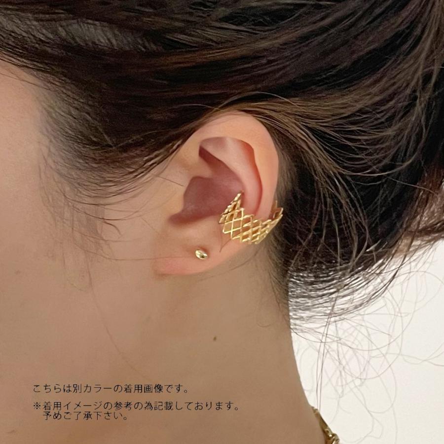 BYOKA（ビョーカ）/ E0701 GRAIN PIERCE ピアス - シルバー（両耳タイプ） |  | 03