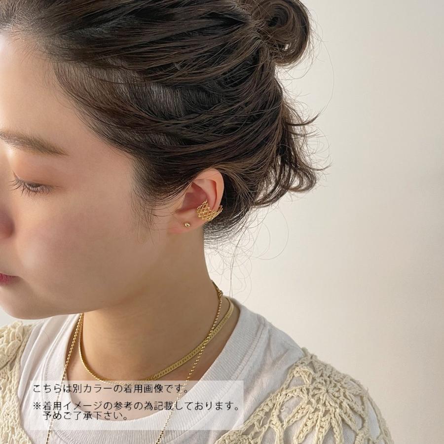 BYOKA（ビョーカ）/ E0701 GRAIN PIERCE ピアス - シルバー（両耳タイプ） |  | 04