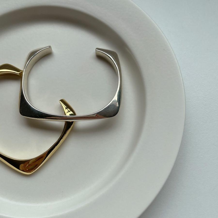 BYOKA（ビョーカ）/ W1501 MODIFICATION CUFF S バングル - シルバー | 