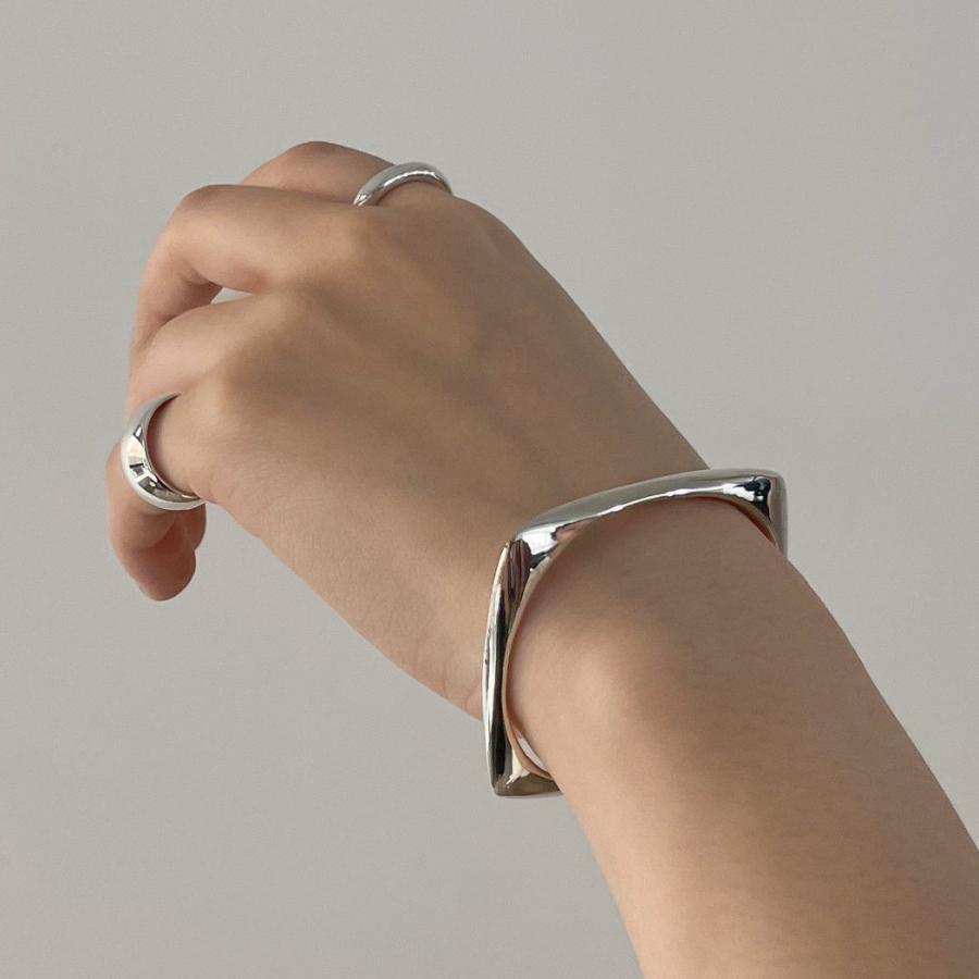 BYOKA（ビョーカ）/ W1501 MODIFICATION CUFF S バングル - シルバー |  | 05