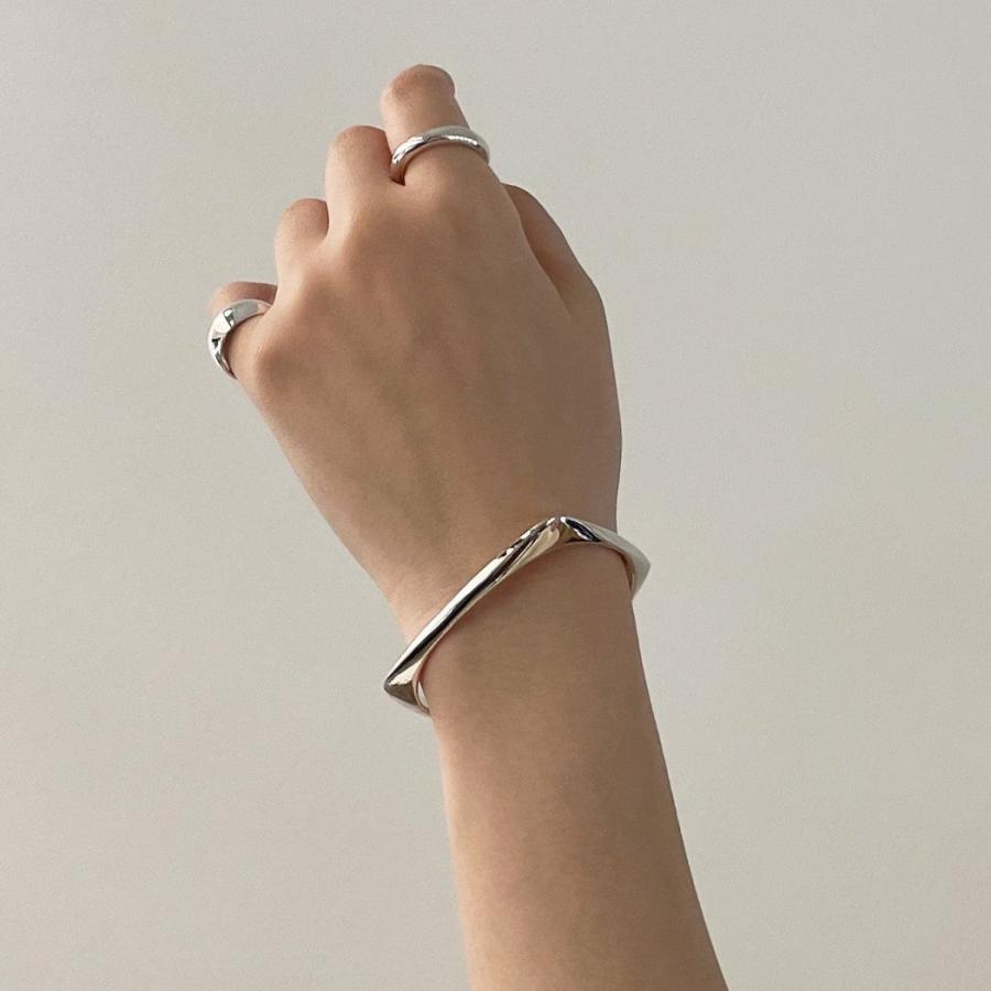 BYOKA（ビョーカ）/ W1501 MODIFICATION CUFF S バングル - シルバー |  | 06