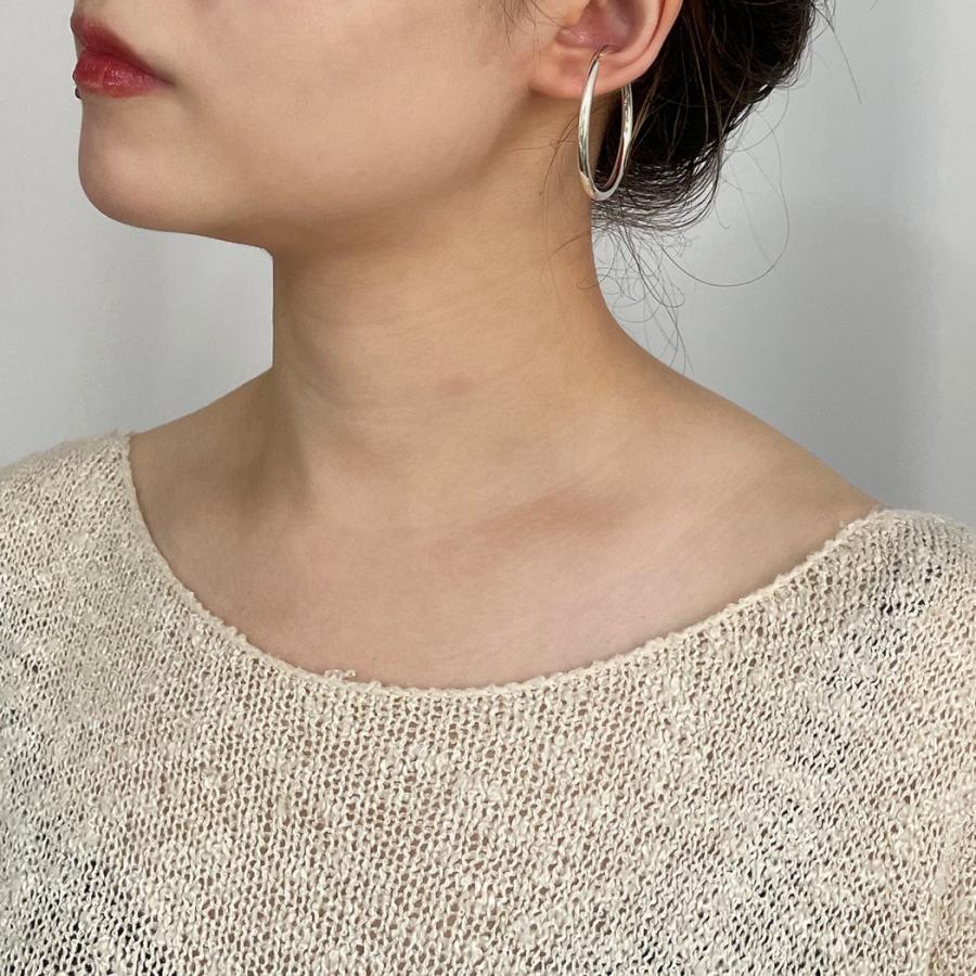 BYOKA（ビョーカ）/ E1802 BOLD HOOP EARCUFF イヤーカフ - シルバー（片耳タイプ） |  | 02