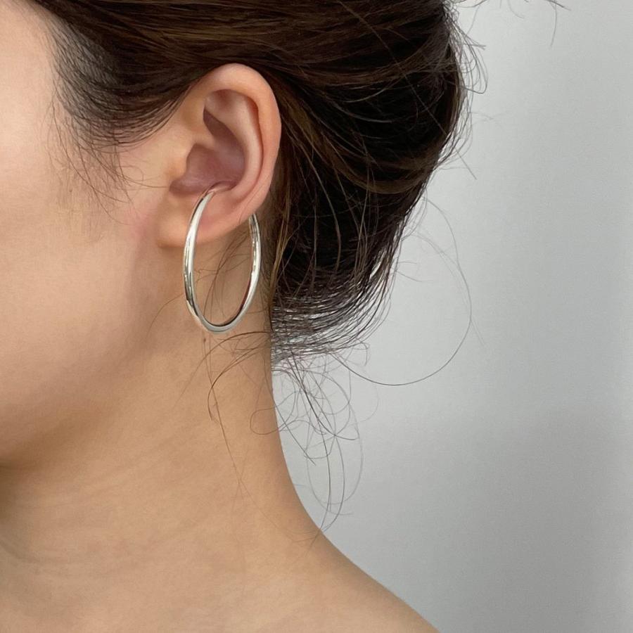 BYOKA（ビョーカ）/ E1802 BOLD HOOP EARCUFF イヤーカフ - シルバー（片耳タイプ） |  | 03