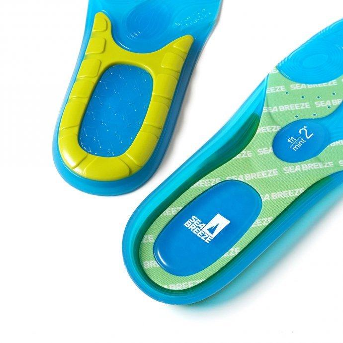 SEA BREEZE / シーブリーズ 冷感ジェル インソール SB-001B イエローグリーン 中敷 冷感 ひんやり ミント 衝撃吸収 4サイズ ユニセックス 22… | BREEZE | 01