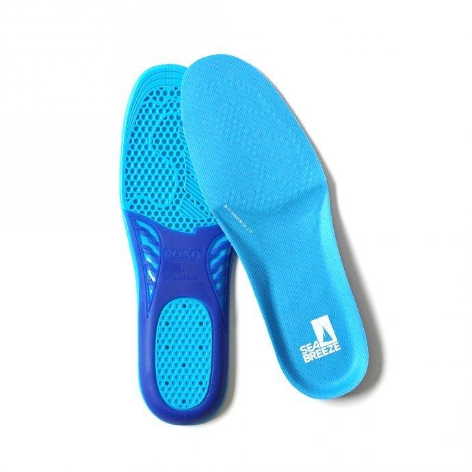 SEA BREEZE / シーブリーズ 超乾燥 Dry Through インソール SB-005 ブルー 中敷 冷感 抗菌 防臭 衝撃吸収 3サイズ ユニセックス 23.5ӏ… | ブルー（ファッション）