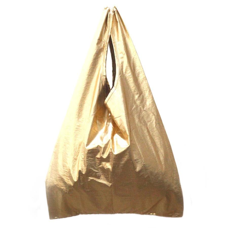 BAGGU（バグゥ） / STANDARD BAGGU エコバッグ - メタリックゴールド ショッピングバッグ マルシェバッグ コンビニ | BAGGU