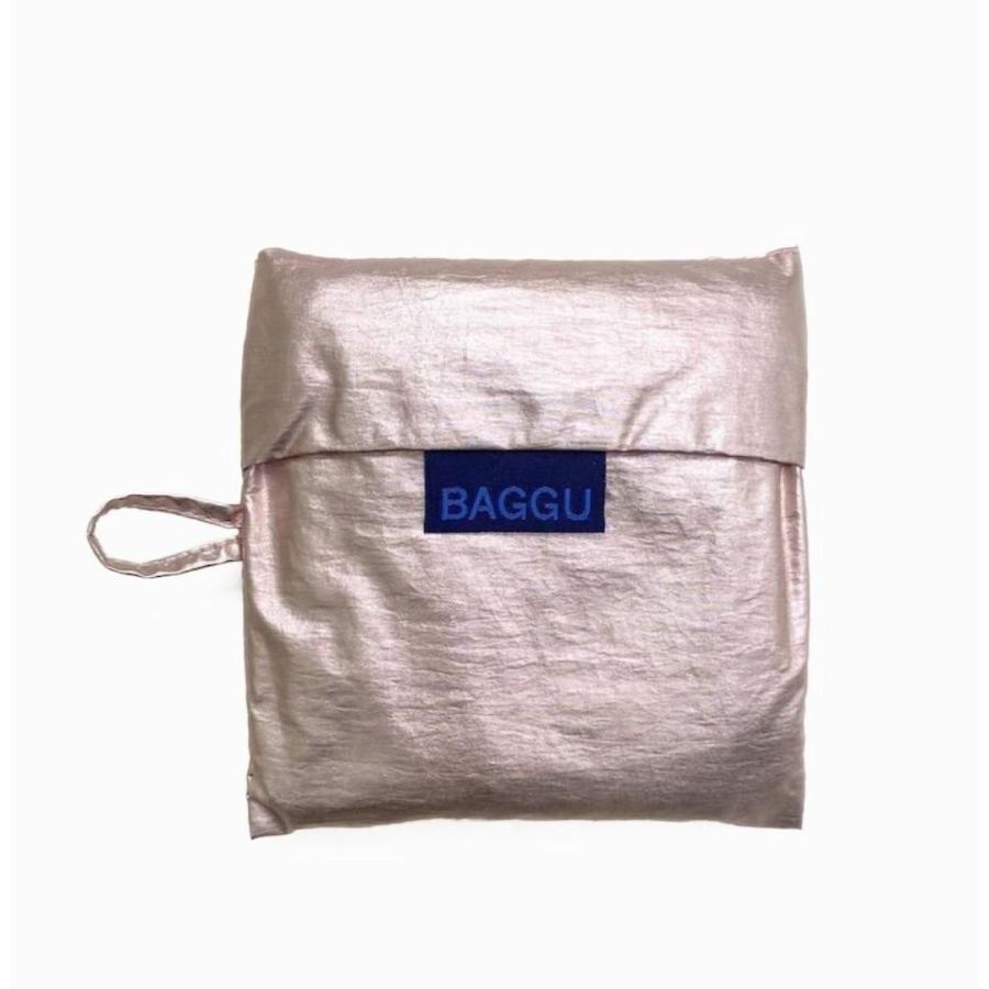 BAGGU（バグゥ） / STANDARD BAGGU エコバッグ - メタリックピンクゴールド ショッピングバッグ マルシェバッグ コンビニ | BAGGU | 01