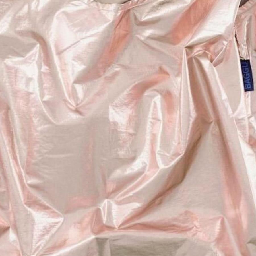 BAGGU（バグゥ） / STANDARD BAGGU エコバッグ - メタリックピンクゴールド ショッピングバッグ マルシェバッグ コンビニ | BAGGU | 03