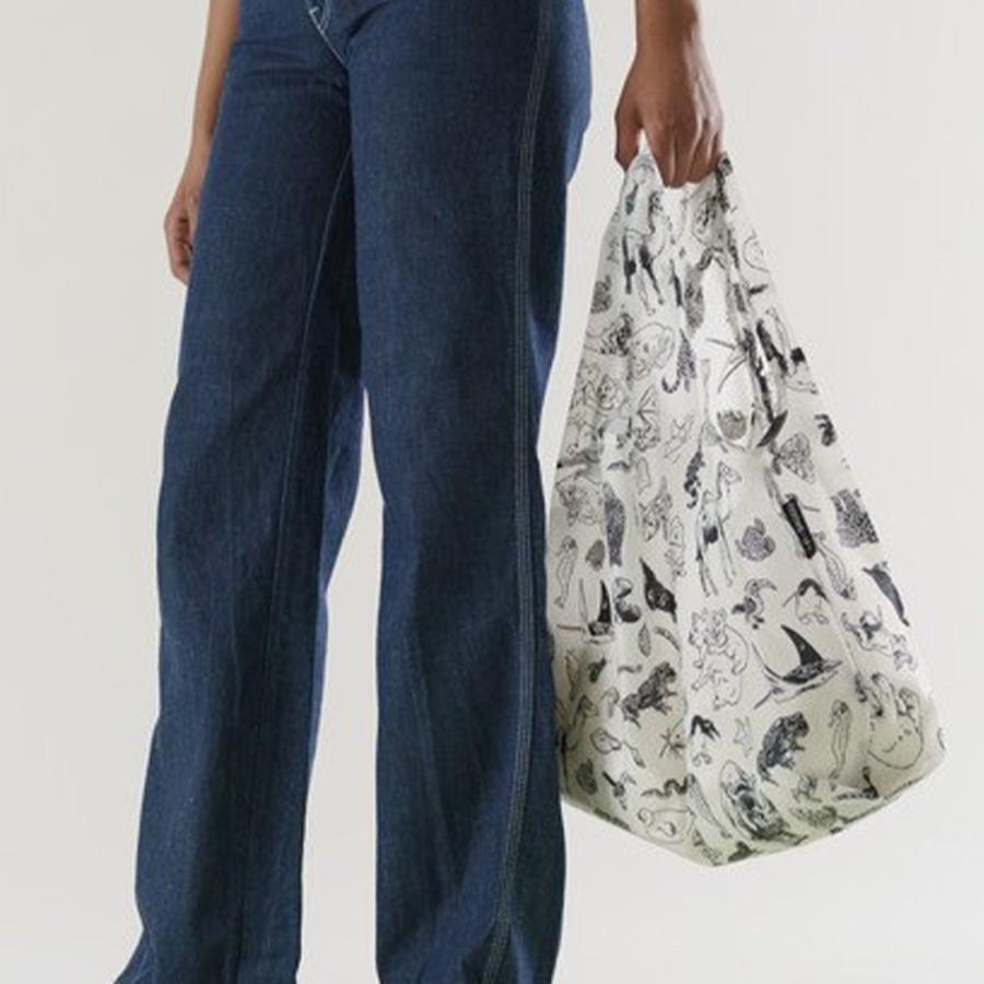 BAGGU（バグゥ） / STANDARD BAGGU エコバッグ - ZOO by Jason Polan ショッピングバッグ マルシェバッグ コンビニ | BAGGU | 03