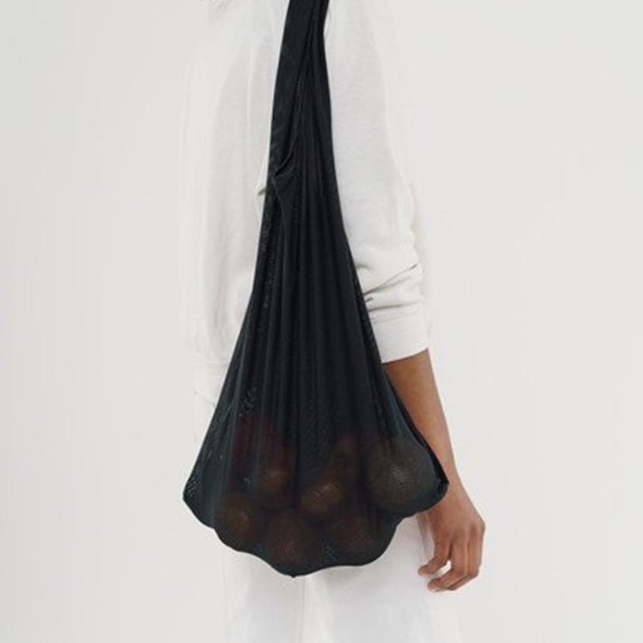 BAGGU（バグゥ） / MESH BAGGU エコバッグ - ブラック ショッピングバッグ マルシェバッグ コンビニ | BAGGU | 03