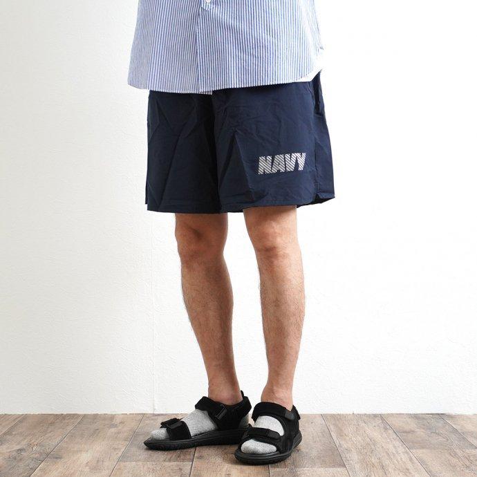 New Balance / US NAVY PT Uniform Short NY107 デッドストック ニューバランス製 アメリカ海軍 トレーニングショーツ ハーフパンツ ネイビー | New Balance | 10