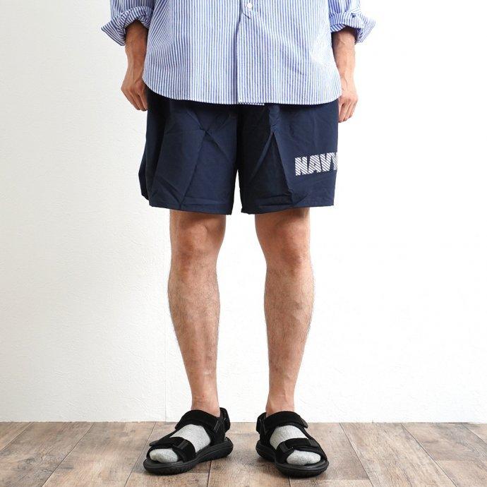 New Balance / US NAVY PT Uniform Short NY107 デッドストック ニューバランス製 アメリカ海軍 トレーニングショーツ ハーフパンツ ネイビー | New Balance | 09