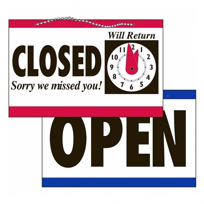 HY-KO / 6x9.5 OPEN/CLOSED サインプレート | 