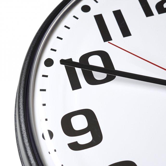 The Chicago Lighthouse / 12.75 Bold Number Wall Clock ウォールクロック ブラック／ホワイト アメリカ製 Made in USA |  | 02