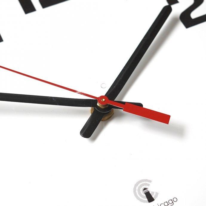 The Chicago Lighthouse / 12.75 Bold Number Wall Clock ウォールクロック ブラック／ホワイト アメリカ製 Made in USA |  | 07