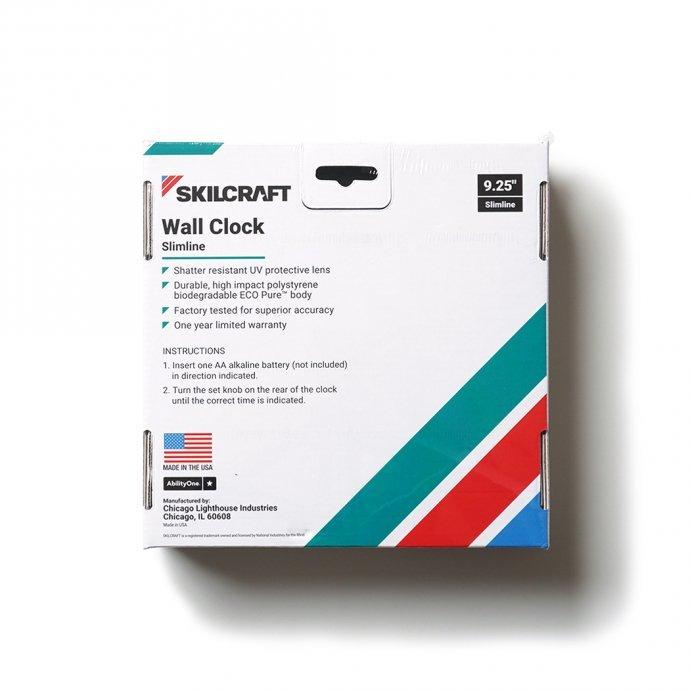 The Chicago Lighthouse / 9.25 Bold Number Wall Clock ウォールクロック ブラック／ホワイト アメリカ製 Made in USA |  | 01