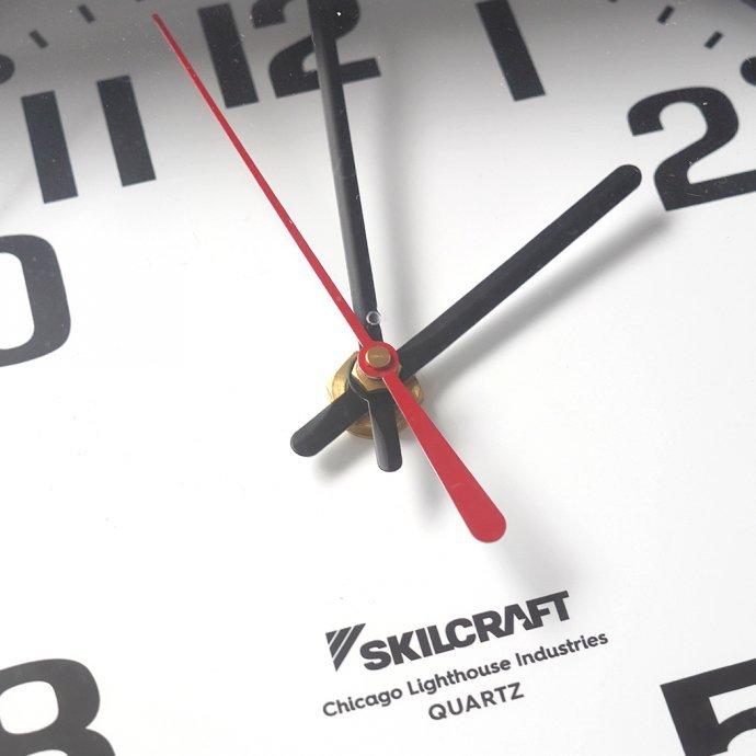 The Chicago Lighthouse / 9.25 Bold Number Wall Clock ウォールクロック ブラック／ホワイト アメリカ製 Made in USA |  | 04