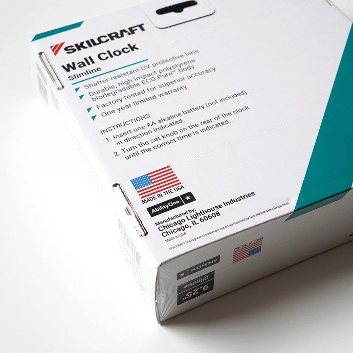 The Chicago Lighthouse / 9.25 Bold Number Wall Clock ウォールクロック ブラック／ホワイト アメリカ製 Made in USA |  | 08