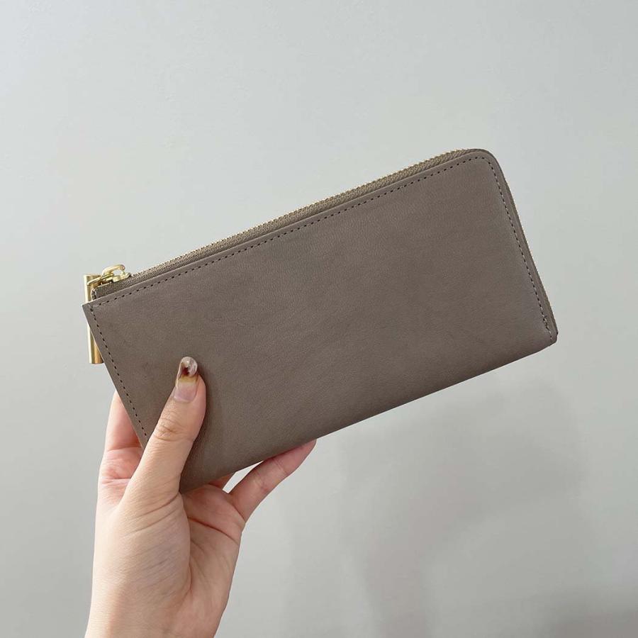 Ense（アンサ） /  L-zipper long wallet  ジッパーロングウォレット ew131 -  全4色 レディース 財布 長財布 本革 シンプル 日本製 |  | 09